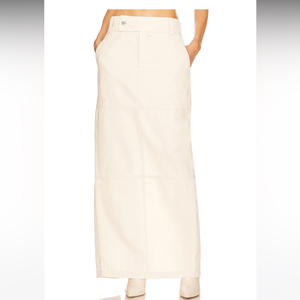 Helsa Maxi Skirt in Ecru